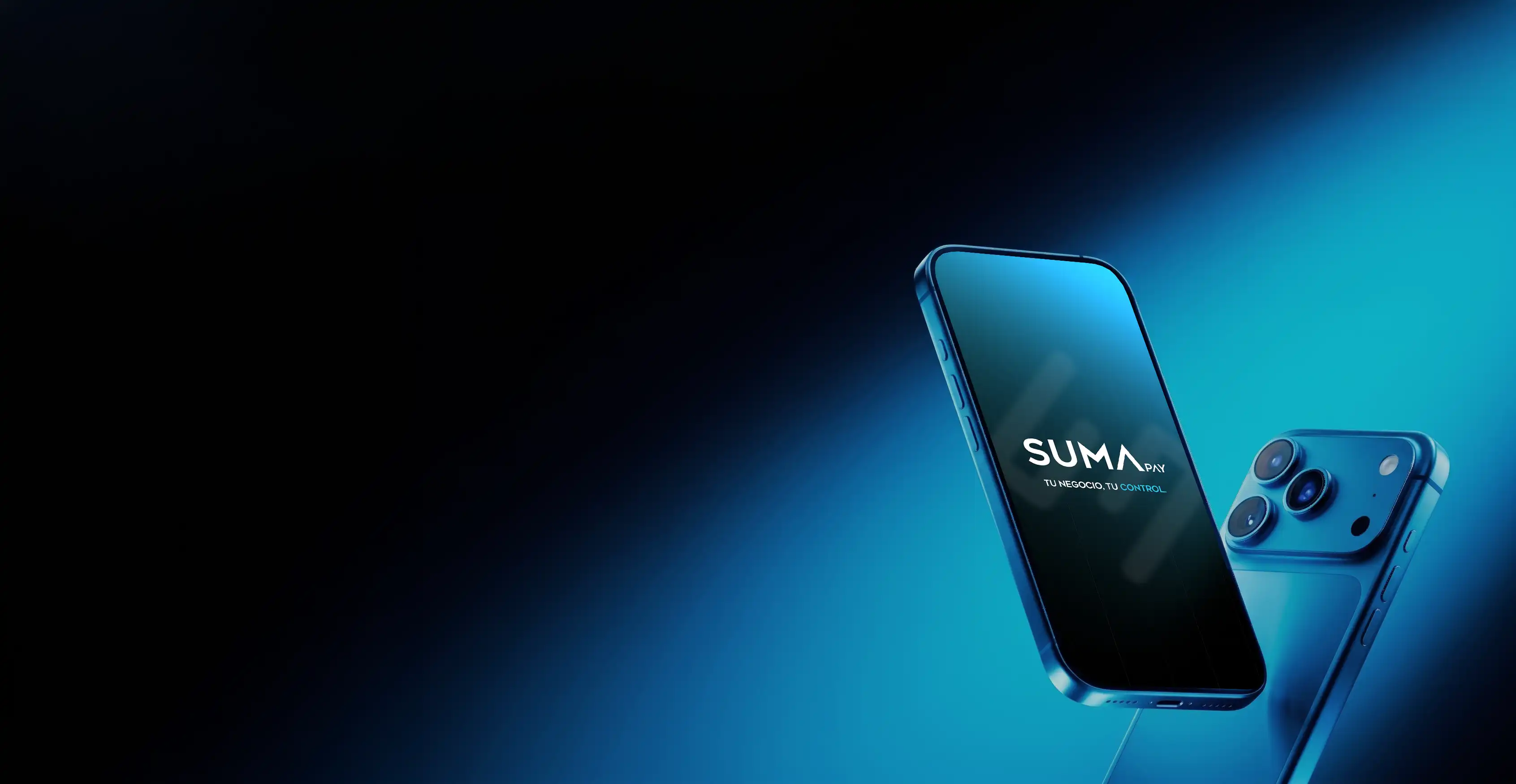 Pantalla de la app SumaPay abierta en un iPhone